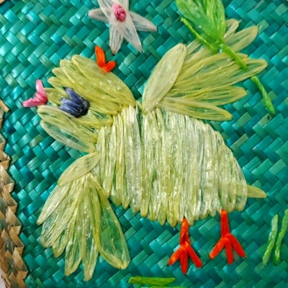 Vintage 2 Easter Baskets OOAK Wicker - Picture 5 of 16